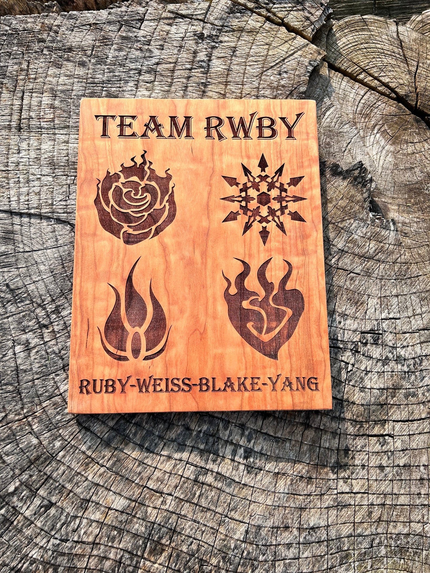 Team RWBY 4 in 1 Plaque