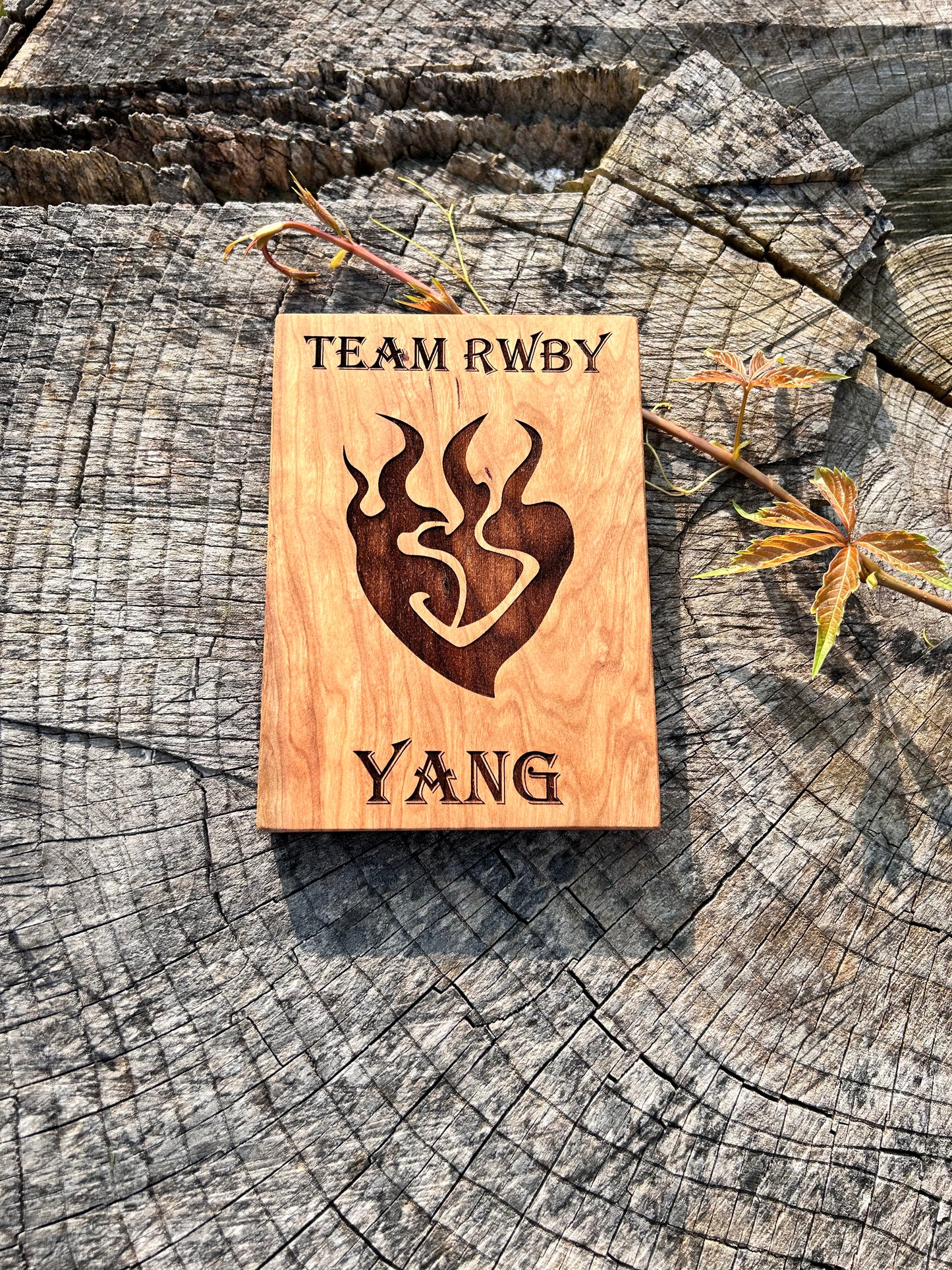 Team RWBY Yang plaque